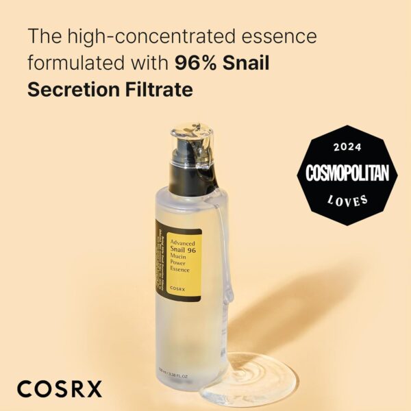 Best COSRX Snail Mucin 96 Essence – Korean Hydrating Serum - Image 3