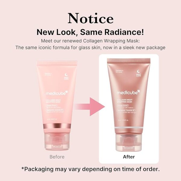Medicube Collagen Wrapping Mask - Boost SkinElasticity & Deep Hydeation - Image 2